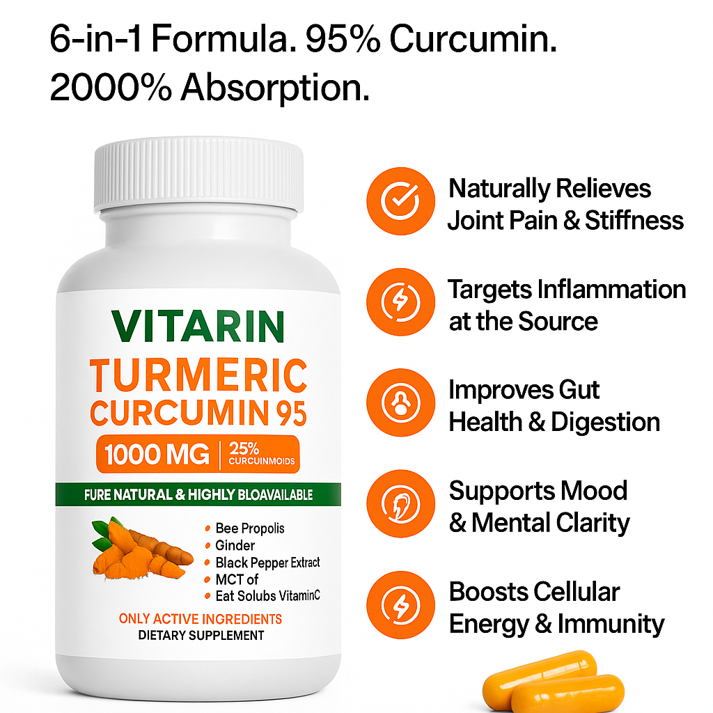 Natural Compound Curcumin Capsules